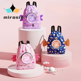 Storage Bags Mirosie Swimming Bag For Children Double Shoulder Waterproof Storing Boys And Girls Portable Cute Cartoon Backpack