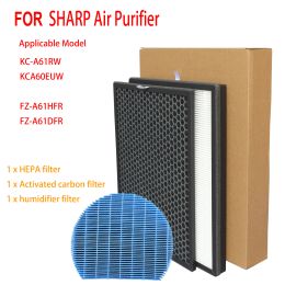 Purifiers Fza61hfr Fza61dfr Replacement Hepa & Deodorizing Filter and Fza61mfr Humidifier Filter for Sharp Air Purifier Kca61rw Kca60e