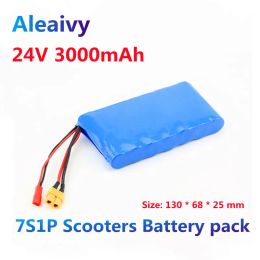 Sets Scooters Battery 24v 7s1p 3000mah Lithiumion Battery Pack for Small Electric Unicycles Scooters Toys Builtin 18650 Battery