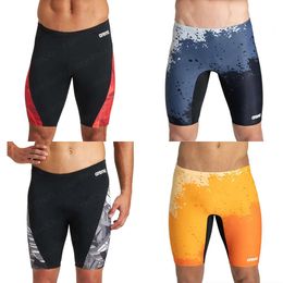 Swimwear Men's Beach Tights Trunks Swimming Sports Endurance Athletic Training Quick Dry Swimsuit Diving Surfing Shorts 230630