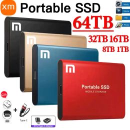 Boxs Portable SSD 1TB Highspeed Mobile Solid State Drive 500GB SSD Mobile Hard Drives External Storage Decives for Xiaomi for Laptop