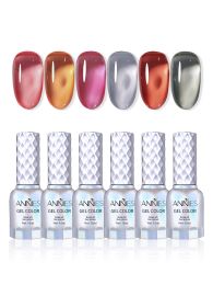 Kits 6Pcs/15ml Jelly Gel Nail Polish Set Small Set Transparent Pink Polish Gel Varnish SemiPermanent Soak Off UV Led Gel Nail Art