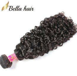 bellahair brazilian bundle curly weaves human virgin hair bundles double weft 12 30 full hair ends wefts extension natural color6650884