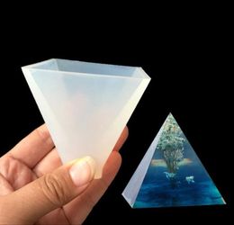 2020 Pyramid Silicone Mould Resin Jewellery Making Mould Epoxy Pendant Craft DIY Tool7101771