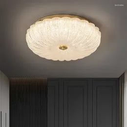 Chandeliers Modern LED Ceiling Lamp For Bedroom Living Room Balcony Corridor Villas Apartment Decorative Lighting Black Brass