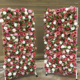 Decorative Flowers SPR 10pcs/lot High Quality 3D Flower Wall Wedding Backdrop Artificial Rose Table Arrangements