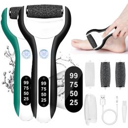 Files Electric Foot File Pedicure File Callus Remover Machine Pedicure Device Foot Care Tools Feet For Heels Remove Dead Skin black