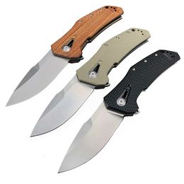 0308 8cr13mov Blade Outdoor Hunting Tactical Pocket Knife G10 Handle Survival Folding Knife with Back Clip