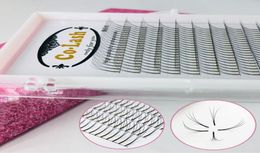 12line Curl Premade Fans Lashes Pre Made Short Stem Eyelash Handmade 5D Short Stem Premade Fans Eyelashes Eye Beauty Tool new GGA22134638