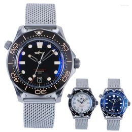 Wristwatches HEIMDALLR Men Watch Titanium Case Japan NH35 Automatic Mechanical Wristwatch Luxury 20ATM Water Resistant Diver Watches