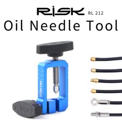 Tools RISK MTB Road Bike Parts Accessories Hydraulic Brakes Hose/Needle Cutting Installation Tools Tubing Cutters Pressin Repair Kits