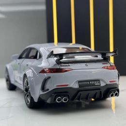 Cars 1/24 Alloy Model B900 Sports Car Toys Metal Body 6 Door Opend Sound Light Pull Back Function Models Vehicle Collection Ornaments