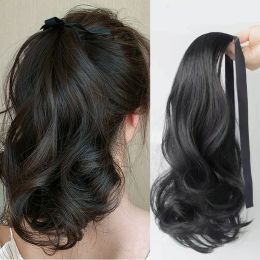 Ponytails Ponytails Aosiwig Synthetic Ponytail Hairpiece Natural Long Wavy Pony Tail Hair Claw Clip In Ponytail Fake For Women