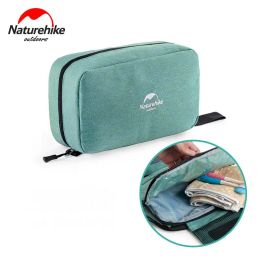 Bags Naturehike Toiletry Bag Sorting Cosmetic Combo Dry Wet Waterproof Washing Bag Toiletry Kit Travel Organiser Camping Make Up S M