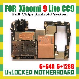 Antenna Global Version Original Unlocked MainBoard For XiaoMi Mi 9 Lite CC9 MotherBoard Circuits Logic Main Board Full Chips Flex Cable
