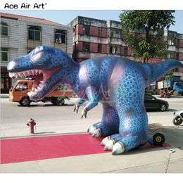 wholesale 6/7/8m Long Inflatable Dinosaur Model Giant Tyrannosaurus Rex Animal For Outdoor Party Event Made By Ace Air Art