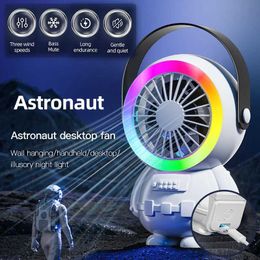 Other Appliances A New Type of Gale Astronaut Small Electric Fan for Childrens USB Charging Mini Portable Silent Handheld Small Fan J0424