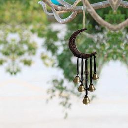 Decorative Figurines Rattan Wind Chimes Blessing Witch Bells Door Window Pendant Home