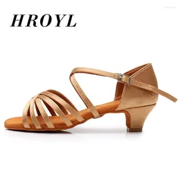 Dance Shoes Arrival Ballroom Girl Children Low Heel Ladies Women Latin Professional Dancing 17-26CM