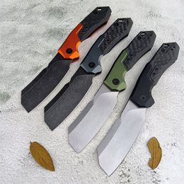 7850 Launch 14 AUTO Folding Knife 3.28'' D2 Tanto Point Blade Aluminum Carbon Fiber Handle High Hardness Outdoor Camping Portable Survival EDC Fruit Knife