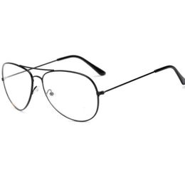 Classic Pilot Sunglasses Frame Fashion Decorative Glasses With Clear Lenses Vintage Eyeglasses Whole Shop1123041