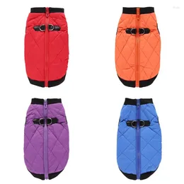 Dog Apparel Pet Clothes Winter Jacket Coat With Zipper Warm Leisure For Dogs Cat Outdoor Arrival
