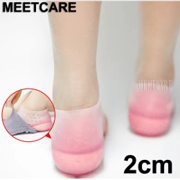 Tool Invisible Height Increase Socks Liners Heightened Gel Insole Lift Heel Pad Comfortable Foot Braces Relieve Plantar Fasciitis