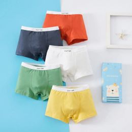 Underwear Children's underwear cotton boys and teenagers boxer shorts boxer shorts 5pack