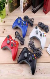 For Game Controller Xbox 360 Gamepad 5 Colors USB Wired PC Joypad Joystick Accessory Laptop Computer9388340