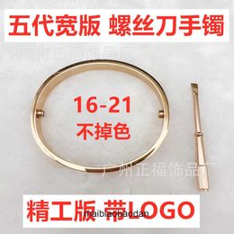 High End Jewellery bangles for Carter womens stainless steel couple bracelet plated with 18K rose gold non fading mens and bracelet Original 1:1 With Real Logo and box