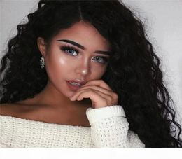 New Arrival Brazilian Full Lace Wig With Baby Hair For Black Woman 100 Human Curly Lace Front Wigs 8A Full Lace Front Wigs4537770