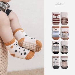 Tights Summer AntiSlip Baby Socks Cartoon Animal Print Infant Girls Floor Socks 5 Pairs a lot