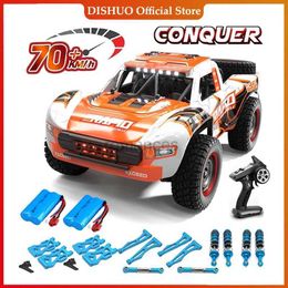 Electric/RC Car JJRC Q130 1 12 70KM/H 4WD RC Car with Light Brushless Motor Remote Control Cars High Speed Drift Monster Truck Adults Kids Toys 240424