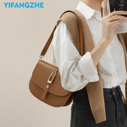 Evening Bags YFZ Women Shoulder Hobo Soft Nature Split Leather Stylish For Ladies Girls Shopping Working