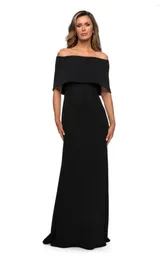 Party Dresses Long Chiffon Evening Gown With Off The Shoulder Top And Three-quarter Sleeve Vestidos De Fiesta Elegantes 2024 Cocktail