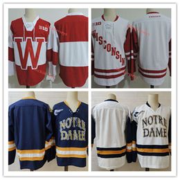 Kob 2022 NCAA Custom ND Stitche 35 Matthew Galajda Hockey Jersey 28 Tyler Carpenter Jersey 29 Charlie Raith 30 Ryan Bischel 32 Hunter Weiss