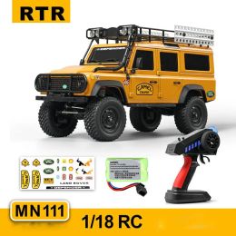 Cars MN Model D110 Fully Metal Rc Car Remote Controlled Cross Country Car RTR Version Climbing Car Toys Gift For Children MN1111