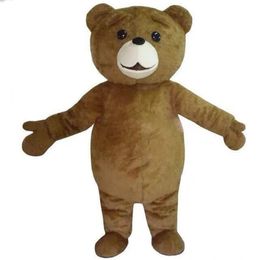 High quality Teddy Bear Mascot Costumes Halloween Fancy Party Dress Cartoon Character Carnival Xmas Easter Advertising Birthday Party Costume