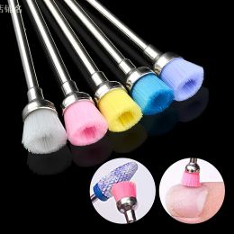 Bits Nail Drill Bit Cleaning Brush Cleaner Electric Nail Files Milling Cutter Dust Remover Drill Accessories Nail Art Tool Manicure