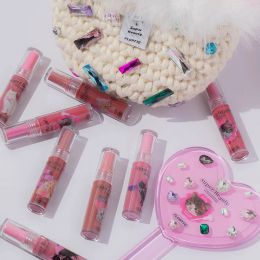 Sets FLORTTE Lip Essence Honey Lip Glaze Complete Gift Set Makeup Set Box Full Makeup Bag Lip Balm