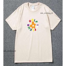Designer T Shirt Golf Le Fleur Flower Tee Vote Igor Tyler the Creator Skate T-shirt Cotton Men Casual Swag Womens Hip Hop 942