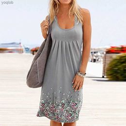 Basic Casual Dresses Women Summer Sleeveless Evening Party Beach Dress Short Dress ropa para mujer sukienki damskie 2024 vestidos casualesL2403