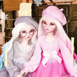 Dolls 1/3 Bjd Doll Full Set 60cm Lifelike Fashion Girl Large Original Handmade Ball Jointed Dolls Children Toys For Girl Birthday Gift