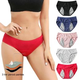 Women's Panties Abdomen Shaping Underwear Anti-leak Low Waist Menstrual For Women Soft Breathable Lady With Moisture-wicking Maximum