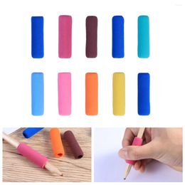 10pcs Universal Skid Writing Training Devices Finger-protected (Random Color)