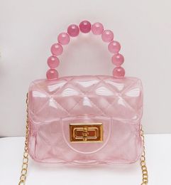 Kids Handbags Chain Mini Messenger Bag Children Girl Fashion Purses Clutch Lingge Korean Change Money Bag Wholesale