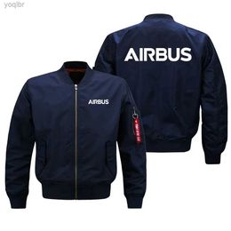Men's Jackets S-8XL Military Outdoor High Quality Mens Pilot Jackets Airbus Printed Ma1 Bomber Jackets Spring Autumn and Winter Mens JacketsL2404