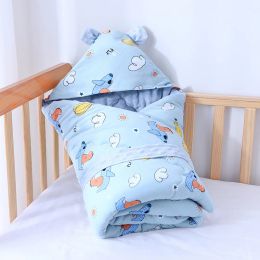 Supplies Baby Cotton Quilt for Fall Winter Thickening Newborn Wrapped Maternity Room Bag Baby Clothes New Born Swaddle Keep Warm