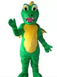 Dinosaur Fire Breathing Dragon Mascot Costume Fancy Party Dress Halloween Carnival Costumes Adult Size