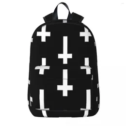 Backpack Upside Down Cross Boy Girl Bookbag Children School Bag Cartoon Kid Rucksack Travel Shoulder Large Capacity
